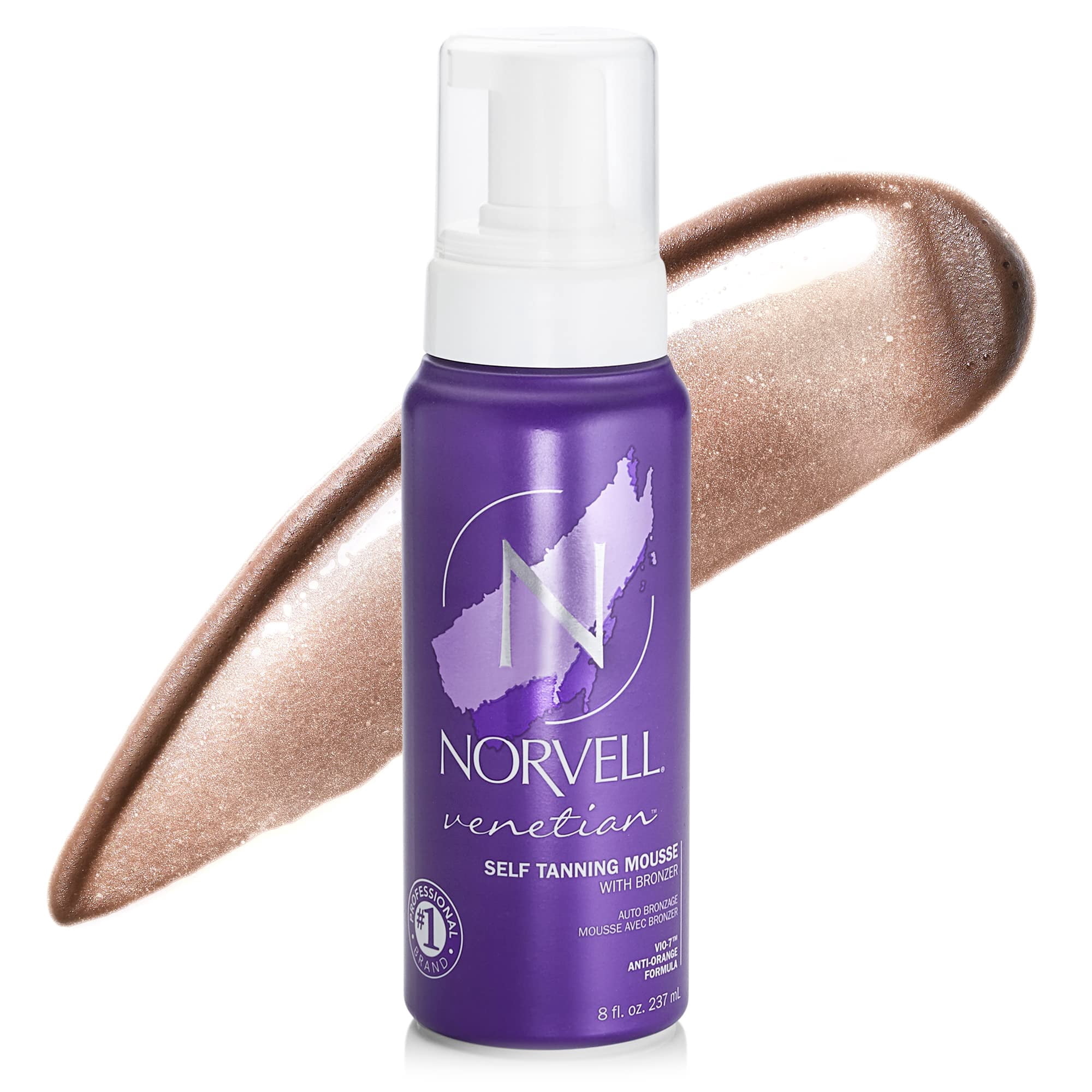Mousse Autobronceadora Sunless Norvell Venetian Con Bronceador, 240 Ml