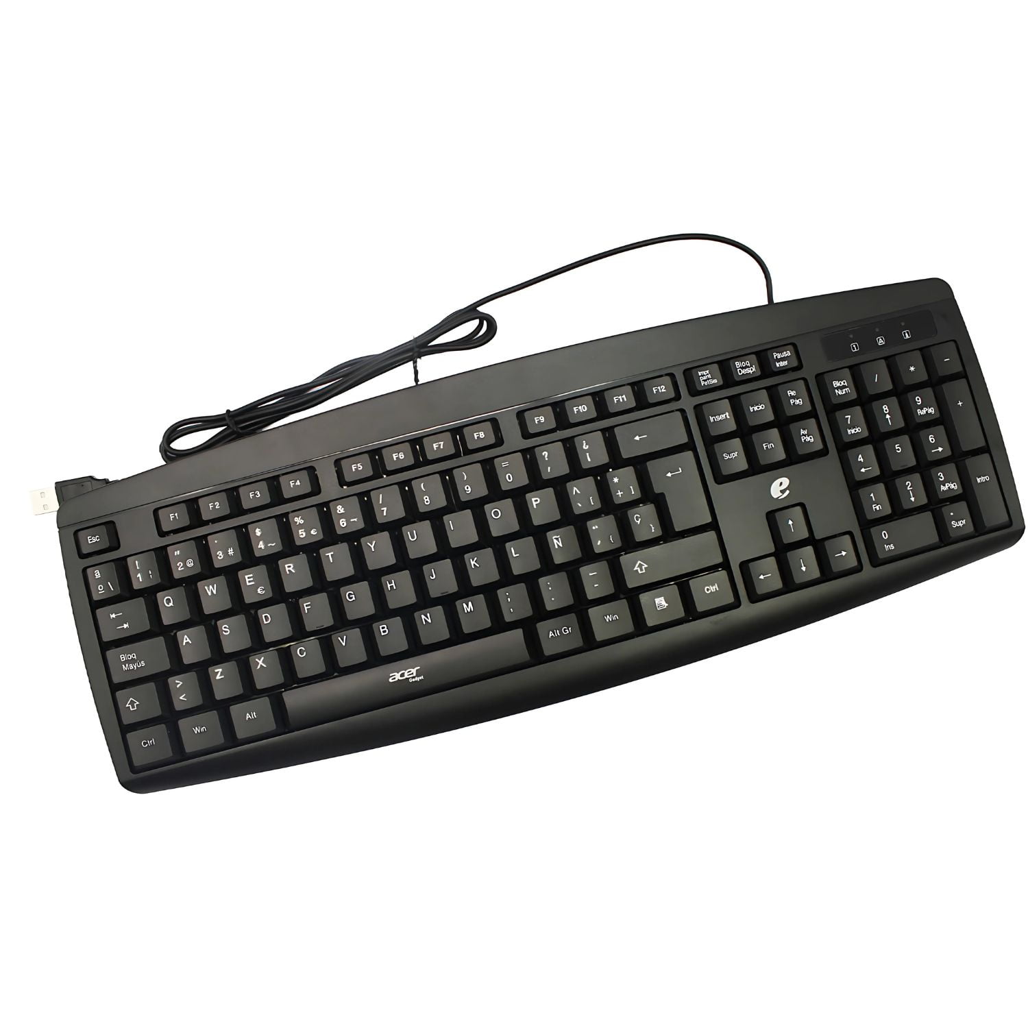 Kit Teclado + Mouse Usb Certificado Windows Acer Eak030 - Ps