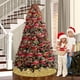 thumbnail image 3 of Falda para árbol de Navidad FUHSY, terciopelo con lentejuelas doradas, 120 cm, 3 of 3