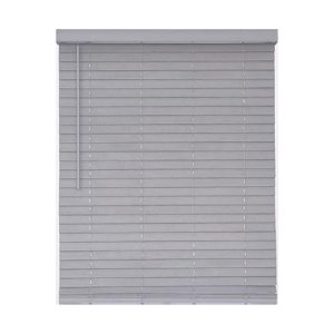 Aura Home - Persiana Imitación Madera 50 Mm 180X250 Cm Gris Texturado Aura