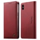 thumbnail image 1 of Funda Billetera de Cuero para [iPhone Xs Max], Bloqueo RFID, Tarjetas y Soporte Rojo, 1 of 5