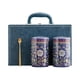 thumbnail image 3 of Temple Ginger Jar Tarro De Té Decoración Versátil Tarro De Almacenamiento De Té Con Tapa Tarro Doble Azul, 3 of 5