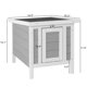 thumbnail image 2 of Caseta para conejos AMZOSS 42x52x44 cm impermeable con rampa, 2 of 7