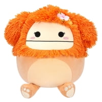 Squishmallows - Malvaviscos De Peluche Originales Shasta Peach Bigfoot, 30 Cm