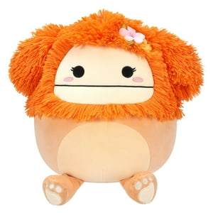 Squishmallows - Malvaviscos De Peluche Originales Shasta Peach Bigfoot, 30 Cm