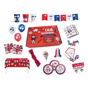 Carnaval - Caja Dieciochera Fiesta Rojo