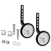 Magideal - Ruedas De Entrenamiento Para Bicicletas Para Niños, 1 Par De Estabilizadores De Bicicleta, Bicicletas Para Niños De 12 A 20 Pulgadas, Equipo Práctico, Negro