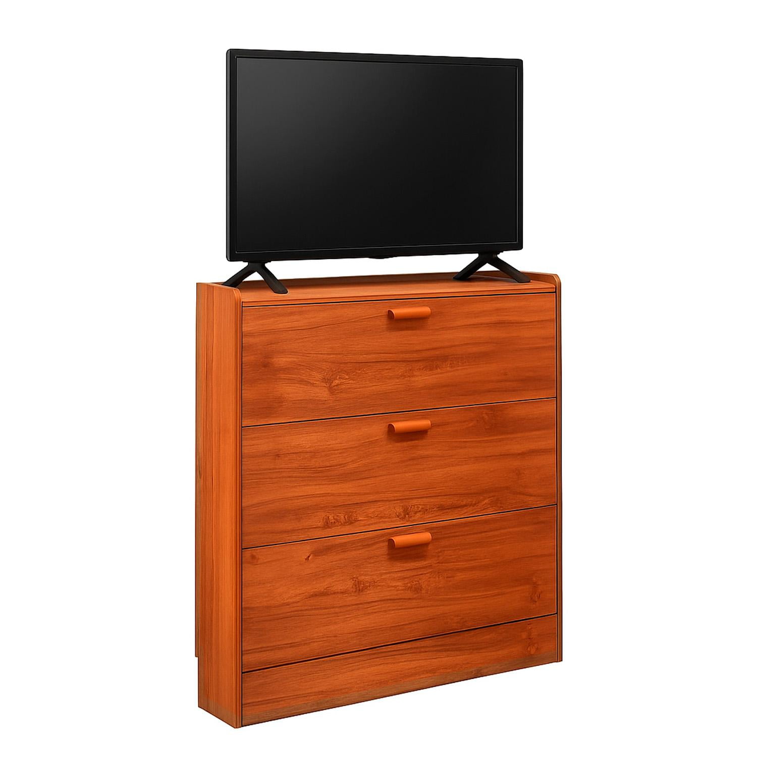 Global Latin Group - Zapatera Organizadora Vtrin Xxl Para 25 Pares Y Tallas Grandes Hasta 44 Marron