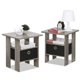thumbnail image 3 of Mesa auxiliar Furinno Andrey, juego de 2 unidades con cajón para papelera, roble francés, 3 of 6