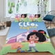 thumbnail image 2 of Cleo y Cuquín Conjunto de sábanas temático, trío de piezas, cómodo y amigable con la piel, diseño único, regalo de decoración para el hogar para familiares, amigos y fans,140cm *210cm, 2 of 6