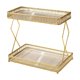 thumbnail image 5 of Estante De Maquillaje, Suministros, Organizador De Encimera De Baño Para Tocador De Loción De Especias, Doble Capa, 5 of 5