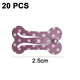 thumbnail image 2 of Pinzas para el pelo con forma de hueso de 1 pulgada, accesorios para el cuidado de mascotas, para perros, gatos y cachorros, paquete de 20, 2 of 5