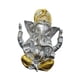 thumbnail image 1 of Estatua Del Señor Ganesha, Figura India De Ganesha Para Meditación, Sala De Estudio, Interior, Plateado, 1 of 5