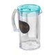 thumbnail image 1 of Jarra De Agua, Regalo De Verano, Jarra Para Nevera, Para Limonada, Agua Fría Y Caliente, Té Helado, Azul, Redonda, 1 of 5