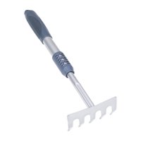 Ioensy - Herramientas De Jardinería, Mango Ergonómico De Acero Resistente Para Excavar, Rastrillo De Plantación Y Deshierbe