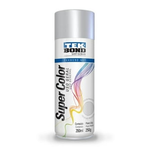 Tekbond - Pintura Acrilica Aerosol 350Ml Uso General Aluminio