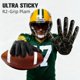 thumbnail image 2 of Guantes de fútbol americano WVVOU XL acolchados y adherentes para receptores, 2 of 7