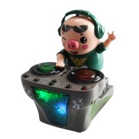 Magideal - Juguetes De Cerdo Musical Con Música Y Luz, Efectos Interactivos De Música Eléctrica, Juguete De Cerdito De Baile Para Educación Temprana Preescolar , 5 Canciones Una