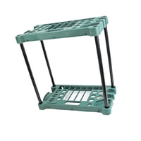 Ioensy - Organizador De Herramientas De Jardín, Soporte De Herramientas De Jardín Verde Para Fregonas, Cobertizo De Herramientas De Mango Largo