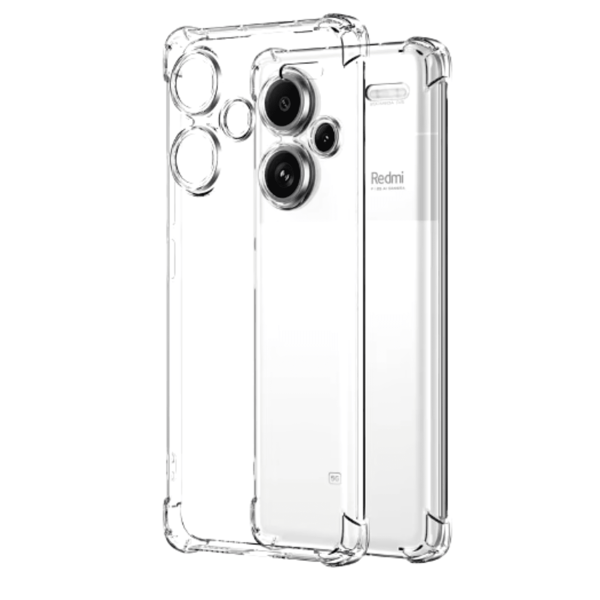 Mar Cases - Carcasa Para Xiaomi Redmi Note 13 Pro+ Plus 5g Transparente