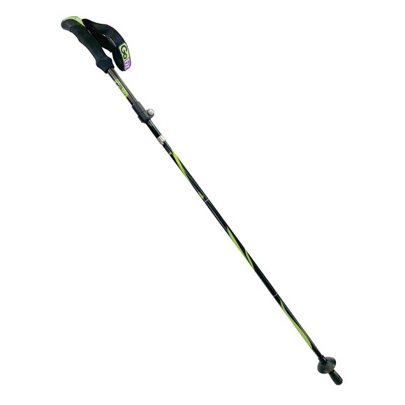 Bastones de trekking GoFit GoTrek negros, par