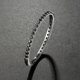 thumbnail image 4 of Pulseras de Moissanita de 4 Mm para Mujer Brazalete de Plata Esterlina 925 Color D Claridad VVS1 Pulsera de Diamante Negro 6-7.5 Pulgadas, 4 of 7