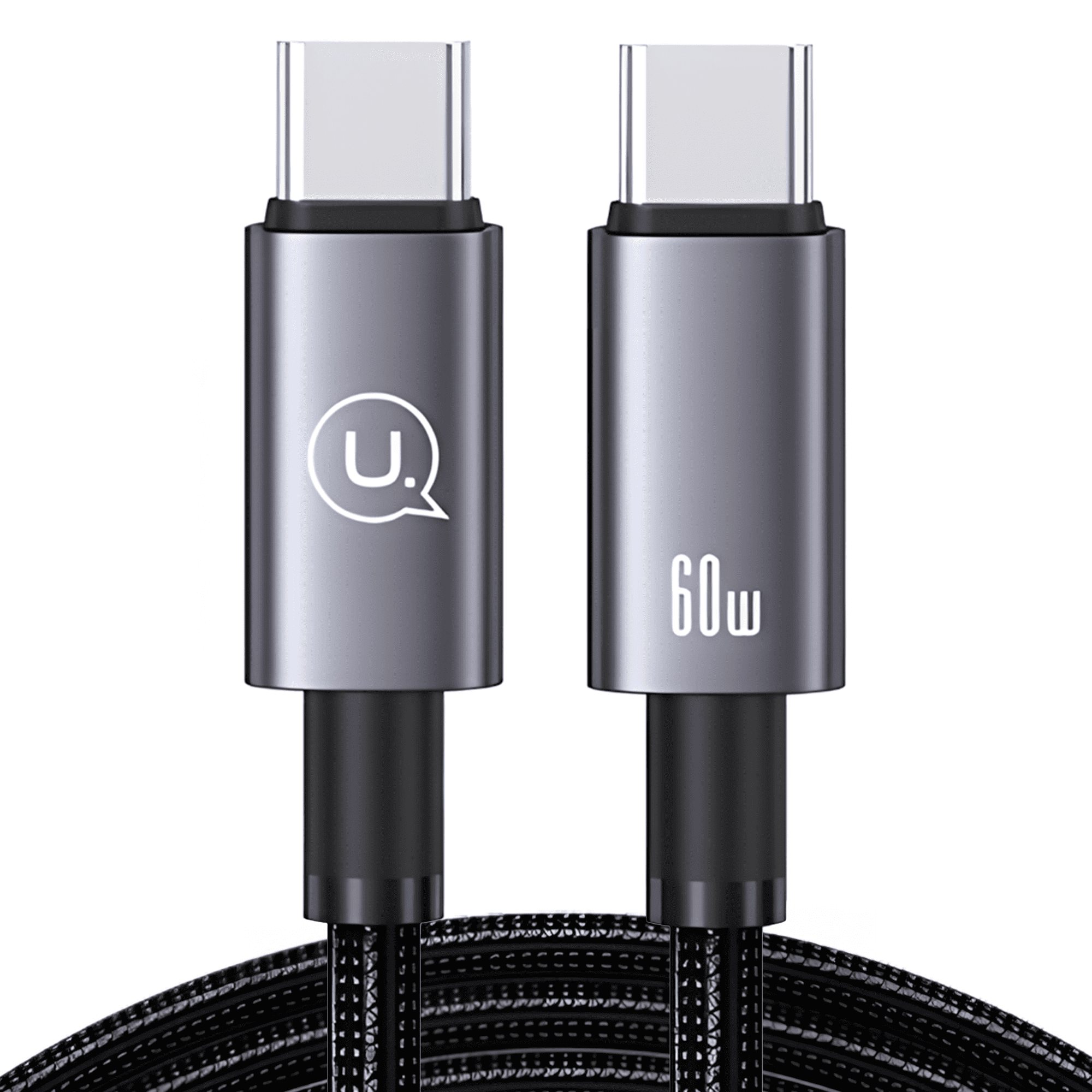 Usams - Cable Usb Tipo C A Usb Tipo C Para Iphone 15 16 17 Samsung 60w 25cm Sj678