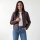 thumbnail image 1 of Chaqueta Boulevard Mujer Café Talla M, 1 of 3