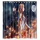 thumbnail image 1 of Cortina de ducha Sword Art con ganchos (167 x 183 cm), 1 of 3