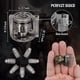 thumbnail image 5 of Juego de dados Bullet CZYY Metal Polyhedral para Warhammer 40K D&D, 5 of 9