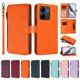 thumbnail image 3 of Funda Cartera Mariposa para [Xiaomi Redmi 13C 4G/5G] con Soporte y Cremallera Naranja, 3 of 6