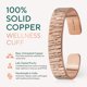 thumbnail image 2 of Pulsera TheraCopper de Cobre Puro estilo Madera, 2 of 8