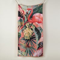 Sohome - Toalla Playa Microfibra Flamingo 90X180 Coral