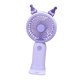 thumbnail image 3 of Ventilador Portátil De Mano 1 Ventilador De Refrigeración Ligero De Velocidad Del Viento Para El Hogar Al Aire Libre Mujeres Orejas Moradas, 3 of 3