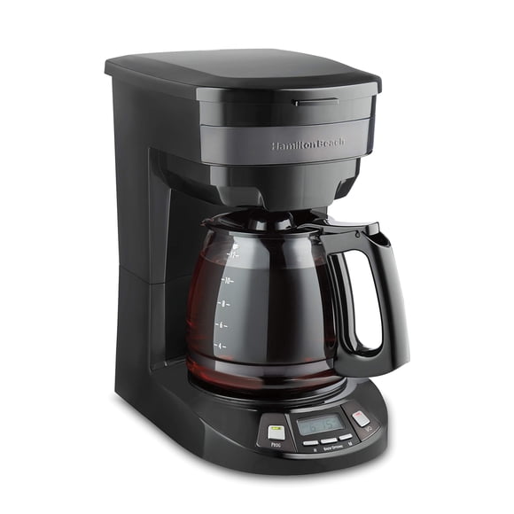 Cafetera Hamilton Beach programable para 12 tazas negra 46293