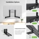 thumbnail image 3 of Soporte de barra de sonido USX MOUNT flexible para 23 a 90 televisores de 7,26 kg, 3 of 8
