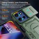 thumbnail image 4 of Funda para Motorola Moto G (2025) Slim Fit con Cubierta Deslizante para Cámara y Soporte Invisible, Cubierta a Prueba de Golpes de Grado Militar, Verde, 4 of 8