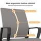 thumbnail image 2 of Minimalist Modern Office Chair – Metal Frame, Soft & Comfortable, Home & Office Use, Multiple Colors Available, 2 of 3