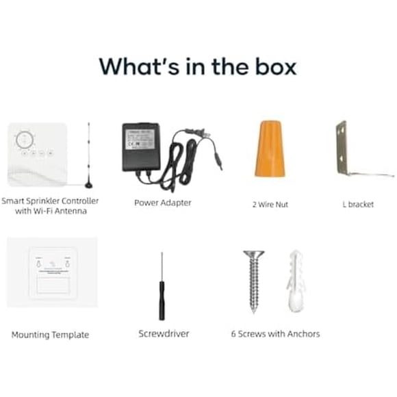 Controlador Riego Inteligente tolviviov 8 Zonas WiFi Interior
