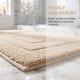 thumbnail image 3 of REGALWOVEN Alfombra de Baño Geométrica, Alfombra de Baño Extra Suave y Absorbente, Alfombra de Baño Cómoda Antideslizante Color Sólido Caqui 16" x 24", 3 of 7