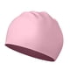 thumbnail image 1 of Gorro De Natación De Silicona Para Cabello Rizado, Corto, Medio Y Largo, Para Hombre Y Mujer, Color Rosa, 1 of 5