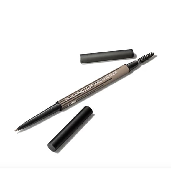 Lápiz de cejas MAC Pro Brow Definer Fling, punta de 1 mm, impermeable