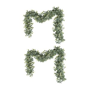 Magideal - Guirnalda De Vegetación De 1,8 M Para Decoración Del Hogar, Plantas Colgantes, Camino De Mesa