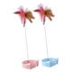 thumbnail image 4 of Gato Pluma Teaser Collar Manos Libres Divertido Interior Gatos Burlas Varita 1pcs Rosa 1pcs Azul, 4 of 5