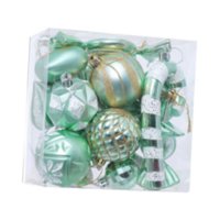 Bothyi - 16 Piezas De Adornos Colgantes Navideños Para Interiores Para Dormitorio De Granja, Vacaciones, Color Verde Claro