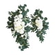 thumbnail image 2 of Arco De Boda Artificial Flores Arreglo Floral Para Sala De Estar Blanco, 2 of 3