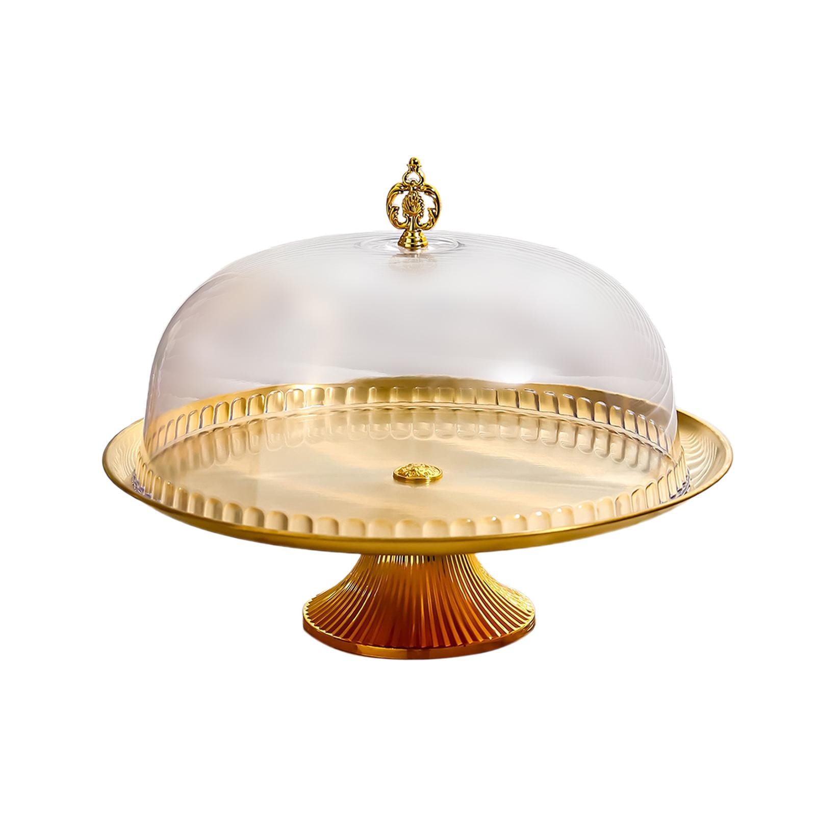 Bothyi - Soporte De Pastel De Acero Inoxidable Plato De Pastel Para Celebración De Boda Fiesta De Cumpleaños 34 Cm