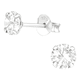 thumbnail image 1 of Pendientes Puntos De Luz 4 Mm Circon Plata 925 Brillante #4, 1 of 3