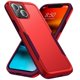 thumbnail image 1 of For Apple iPhone 13 Funda a Prueba de Golpes Resistente Protección de Cuerpo Completo de Alta Resistencia a Prueba de Polvo/caídas, Roja, para iPhone 13, 1 of 6
