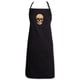 thumbnail image 1 of Delantal DII Happy Halloween estilo gótico con calavera dorada, 1 of 8